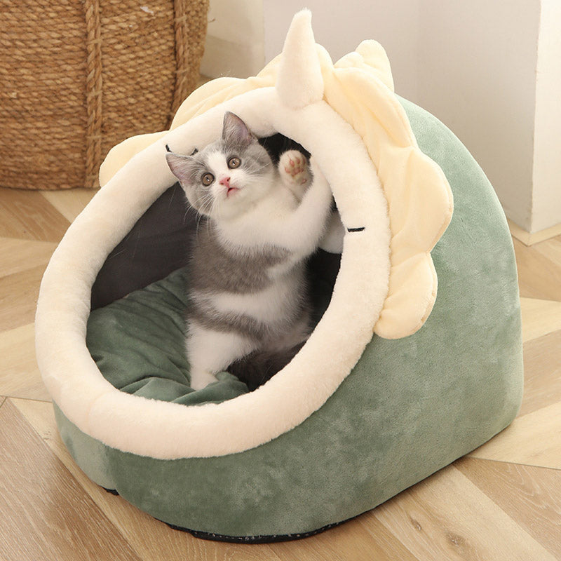 Cama para mascota redonda