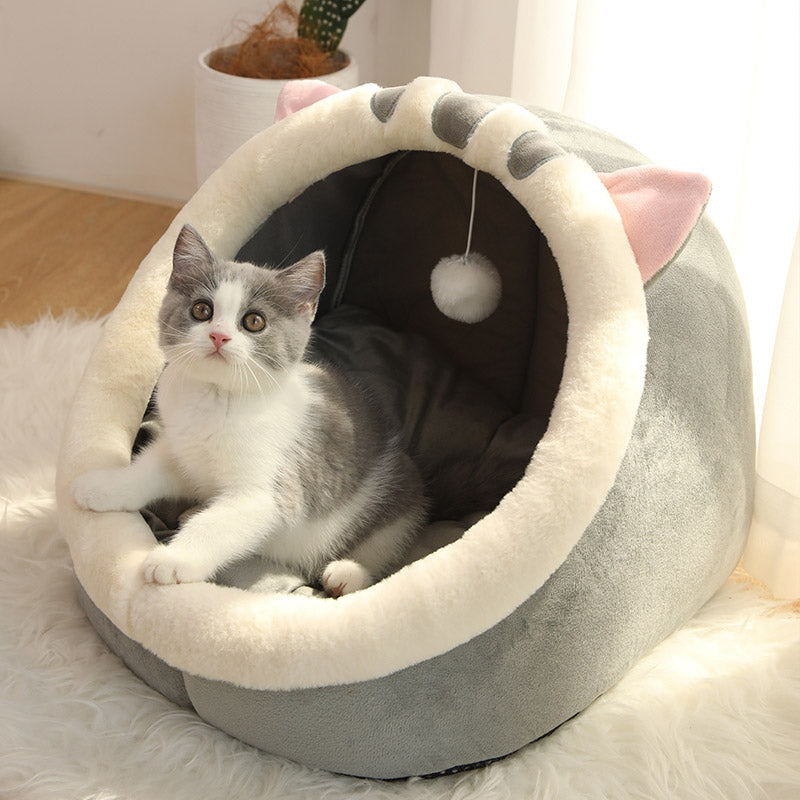 Cama para mascota redonda