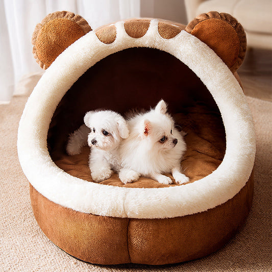 Cama con orejas de oso